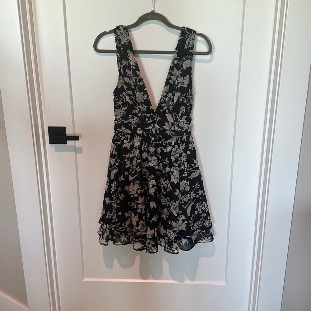 Abercrombie dark floral dress